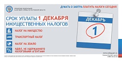 Срок уплаты налогов!